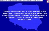 ZONE INDUSTRIALI E TECNOLOGICHE NONCHE’ ZONE ECONOMICHE SPECIALI … · 2012-02-13 · per le imprese che contano per il mercato di lavoro zone economiche speciali parchi industriali