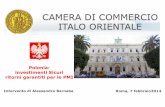 Polonia: investimenti Sicuri ritorni garantiti per le PMIccio.it/attachments/article/498/Presentazione Polonia.pdf · ITALIA - 4 partner commerciale della Polonia LE DIMENSIONE E
