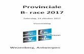 Provinciale B- race 2017 · Splash Meet Manager, 11.50357 Registered to Vlaamse Zwemfederatie 9/10/2017 15:57 - pagina 3 B _ RACE 14 OKTOBER ANTWERPEN, 14/10/2017 Programmanr. 4,