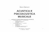 ACUSTICA E PSICOACUSTICA MUSICALE - percussioni BN.pdf · PSICOACUSTICA MUSICALE – Lezione8.Acusticadeglistrumentimusicali(6) • Le percussioni – parte 1 – i membranofoni –