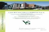 Casa di Cura Villa Serena S.p.a. MODULISTICA PDF CCVS... · 2014-02-13 · ♦ 5 Conferenze settimanali (Cardiologia , Psicologia, Dietologia, Pneumologia, Fisioterapia ) per i Degenti