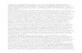 CODICE SEMPLIFICATO 3.0: LA SCHEDA SINTETICA...del disegno di legge n. 1006/2013 – È on line anche una scheda contenente una esposizione sintetica dei criteri e dei contenuti di