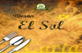 MesonElSol Carta Rev05 - mesonelsolalbacete.com · Pantera Rosa Pastelito de pan Tramezzini con salmón, pepinillo, alcaparras, cebolletas, queso crema y salsa rosa. 6,5 Solomillo