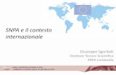 SNPA e il contesto internazionale · 2019-03-21 · SNPA e il contesto internazionale. Giuseppe Sgorbati – ARPA Lombardia. COMMISSION DECISION . of 18.1.2018 . setting up a . group
