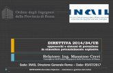 Relatore: Ing. Massimo Cerri - TESTO UNICO SICUREZZA …• Decreto Legislativo 19 maggio 2016 n.85, che recepisce la Direttiva ... per la progettazione e la costruzione di apparecchi