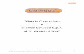 Bilancio Consolidato e Bilancio Safwood S.p.A. al 31 ... Bilancio Consolidato Gruppo Safwood e Bilancio