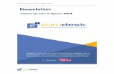 Newsletter · 1 ⎪ Newsletter Eurodesk – Agosto 2018 Newsletter edizione del mese di Agosto 2018 Eurodesk è la struttura del programma comunitario Erasmus+ dedicata all'informazione,