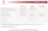 Listono-prezzi - Locanda Cipriani Torcello · 2020-02-06 · * prezzi comprensivi di servizio e tasse. Dal 24 agosto 2011 il Cornune di Venezia ha istituito l'imposta di soggiorno