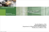 Stereo SLAM - Politecnico di Milanohome.deib.polimi.it/matteucc/lectures/3DSFVM/StereoOmniSLAM.pdf · Slide n° Davide Migliore What is an Omni Camera? Omnidirectional sensors come
