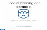 Il social learning con - WordPress.com...•È un social network adatto per la creazione di comunità di apprendimento; • permette di lavorare e mantenere contatti tra studenti,