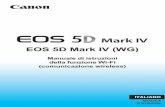 EOS 5D Mark IV (WG)gdlp01.c-wss.com/gds/7/0300025047/01/EOS_5D_Mark...EOS 5D Mark IV (WG) 2 ... GATEWAY) (6) Invio di immagini a un servizio Web (1) Comunicazione con uno smartphone