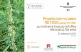 Progetto interregionale NO FOOD (Legge 499/1999 ... · Percorsi d’orientamento: imprenditoria femminile nel tessile rurale (Ministero del lavoro e delle Politiche Sociali) Nicola
