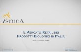 IL MERCATO RETAIL DEI PRODOTTI BIOLOGICI IN ITALIAsinab.it/sites/default/files/Il mercato retail dei... · NICOLA LASORSA - ISMEA. 2 ... STIMA DEL MERCATO RETAIL DEI PRODOTTI BIOLOGICI