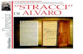 Le carte giovanili del noto scrittore di San Luca “STRACCI ... · Alvaro, con cui ho avuto una lunga fre-quentazione, culturale e amicale, e anche presso la famiglia di suo nipote