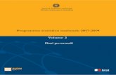 Programma statistico nazionale 2017-2019 Volume 2 Dati personali · 2018-02-27 · Lavori che trattano dati personali sensibili e/o giudiziari ..... 31 2. SCHEDE DI SINTESI DEI LAVORI