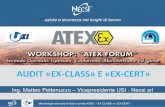 AUDIT «EX-CLASS» E «EX-CERT»°G/Il... · Metodologie avanzate di Audi in ambito ATEX: «EX-CLASS» e «EX-CERT» L’ASSOCIAZIONE U.S.I. IN CIRE: 12 + di 40 convegni e Workshop