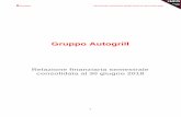 Gruppo Autogrill - Sipotra · 2018-09-13 · AUTOGRILL RELAZIONE FINANZIARIA SEMESTRALE AL 30 GIUGNO 2018 5 1 Relazione intermedia sulla Gestione 1.1 Il Gruppo Autogrill Autogrill