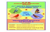 Presentazione standard di PowerPoint · 2019-07-03 · Organizzata da: A.O.M. Associazione Ornicoltori Monzesi 18 - 21 Ottobre 2018 PRESSO POLISPORTIVA BELLUSCO Via Pascoli, 9 - Bellusco