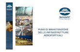 PIANI DI MANUTENZIONE DELLE INFRASTRUTTURE … · Per quanto riguarda le manutenzioni nell’Aeroporto di Torino, esso regola: le procedure di controllo e manutenzione (Air side)