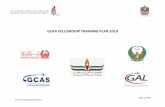 GCAA FELLOWSHIP TRAINING PLAN 2019 - AFCAC …...Train the Trainer (TTT) 75 3 يبظوبأ Abu Dhabi ناريطلا تاساردل جيلخلا زكرم Gulf Center for Aviation Studies