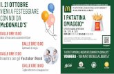 retro1 copy - Parco Commerciale Porta Baratta · 2017-10-17 · Incontro con gli Youtuber iNoob ORE 18:00 Taglio della torta e inaugurazione Presenta questo buono alla cassa di McDonald'S