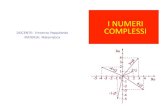 DOCENTE: Vincenzo Pappalardo MATERIA: Matematica numeri... · coppia ordinata (a,b) di numeri reali, allora è possibile associare a ogni numero complesso un punto P(a;b) su un piano