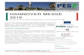 Hannover, Germania 01 - 05 aprile 2019 HANNOVER MESSE 2019 … · in linea con le strategia previste dal piano Industria 4.0. La prossima edizione si terrà ad Hannover dall'1 al