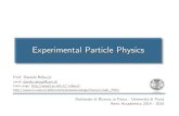 Experimental Particle Physicsrebuzzi/Didattica_files/LezioniDottorato2015.pdf · Sezione d’urto e+e-!"!# +#-Text Daniela Rebuzzi Experimental Particle Physics 27-30.04.2015 Running
