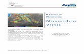 Il Clima in Piemonte Novembre 2018 · 2018-12-28 · Per quanto riguarda il fiume Po I colmi hanno raggiunto, tra la serata del 6 e il primo pomeriggio del 7 novembre, i 4.50 m a