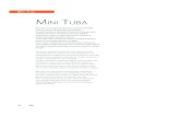 Mini uBa Mini tuba - Mad In Light · Apparecchi realizzati con struttura e supporto di fissaggio in estruso di alluminio verniciato, vetri diffusori sabbiati e trasparenti e viterie