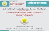 CorsidiStudioin: Scienze’dell’Educazione’e’della ... · - Tecnologie dell’istruzione e dell’apprendimento Corso’di’Laurea’in’Scienze’dell’Educazione’e’della’Formazione’’
