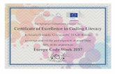 to Scuola Primaria G.Ungaretti ISA 20 Bolano€¦ · to Scuola Primaria "G.Ungaretti" ISA 20 Bolano. European Commission The European Commission presents this Certificate of Excellence