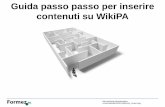 Guida passo passo per inserire contenuti su WikiPAeventipa.formez.it/sites/default/files/allegati...La Legge sull’accessibilità compie 10 anni Introduzione /100 A proposito di corsivo,