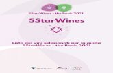 Lista dei vini selezionati per la guida 5StarWines - the Book 2021 · categorie diverse selezionati per l’inserimento nella guida “5StarWines - the Book 2021” CANTINA DELL’ANNO