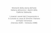 Momenti della storia dell’arte italiana attraverso i dipinti della …tarm.dm.unito.it/DipartimentoDAMS/System/Documents/dams... · 2011-06-06 · • TIZIANO VECELLIO • 1490