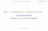 RE Registro Elettronico SISSIWEB · PDF file RE e Sissiweb sono due sezioni della piattaforma WEB di Axios per la gestione del Registro Elettronico e dei rapporti Scuola-Famiglia.