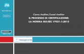 Organismo di Corso Auditor/Lead Auditor … 17021...Corso Auditor/Lead Auditor ISO Rev. 00 Corso Auditor/Lead Auditor SGQ –Modulo 3 –Rev.0 ACM Cert S.r.l. ISO/IEC 17021-1:2015