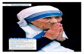 Madre Teresa di Calcutta (1) - coroassunta.org · madre Teresa entro la fine dell 'anno gmbilare, il 4 settembre, il giorno Plima della sua "rinascita al cielo". I tre film che parlano