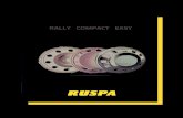 RALLY COMPACT EASY - ruspa.com€¦ · Disco Rally - Wheel cover Rally Radzierblende Rally - Enjoliveur Rally 2.1.17 401.575.2 Disco anterior e 16.. Materiale acciaio Minox SUPerF
