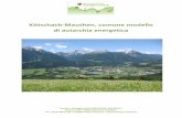 Kötschach-Mauthen, comune modello di autarchia energetica · intercomunale di Paluzza-Sutrio-Ravascletto, in Friuli, in modo da poter parzialmente compensare a livello locale, ...