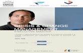 CRISIS & CHANGE MANAGEMENT · Nell’attuale scenario di mercato, i progetti di turnaround aziendale e di change management assumono un valore e un’importanza strategica per sostenere