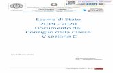 Esame di Stato - 2020 Documento del Consiglio della Classe ...€¦ · Esame di Stato - 2020 Documento del Consiglio della Classe V sezione C ... Il progetto prevede la presenza di