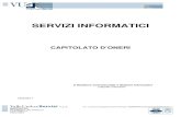 Capitolato d'Oneri servizi informatici definitivo · 2011-03-11 · 31. Sistema di gestione di qualita’ ... US, che opera nei settori di gestione del: - servizio idrico integrato