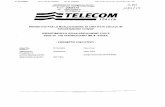 TELECOM - Dipartimento della Protezione Civile...l'Amministrazione richiede la fornitura e posa in opere di nuove dcrs.ali in fibra ottica monomodale c r