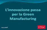 L’innovazione passa per la Green Manufacturing · 2016-12-01 · •Direzione scientifica e progettazione di una Green Multipurpose Biorefinery a Porto Marghera. • Il GPL, sviluppato