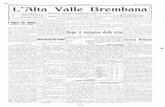  · ANNO XVIII - N. 7 DOMENICA 14 APRILE 1929 Conto corrente postale L'Alta Valle Brembana ORARI FERROVIARI Martino per . 7.56 • 10.37 . 12.9 18.37.