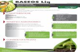 BASEOS Liq - DE SANGOSSE Liq.pdf · 2016-09-16 · BASEOS Liq Composizione: Microrganismi (batteri): 5% (5% brodo di coltura e acqua) Selezione di:-Bacillus megaterium AgN01: 109