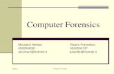 Computer Forensics - Dipartimento Di ads/ads/Sicurezza_files/Presenta... · PDF file 2017-05-09 · Computer Forensics 3 Dalla digital forensics alla computer forensics Digital forensics: