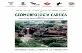 “Geomorfologia Carsica” Grottaglie, 2-3 febbraio 2008 · geomorfologia carsica della Puglia, mediante analisi critica della letteratura esistente ed esperienze dirette dell’autore.