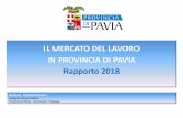 IL MERCATO DEL LAVORO IN PROVINCIA DI PAVIA · Report mercato del lavoro in provincia di Pavia – 2018 Al 31 Dicembre 2018, le persone in stato di disoccupazione disponibili ai Servizi